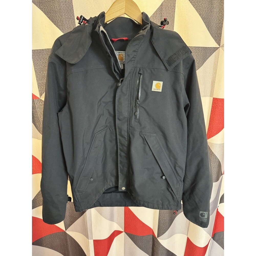 Carhartt Storm Defender Insulated Hooded Jacket Black Men’s Sm102702